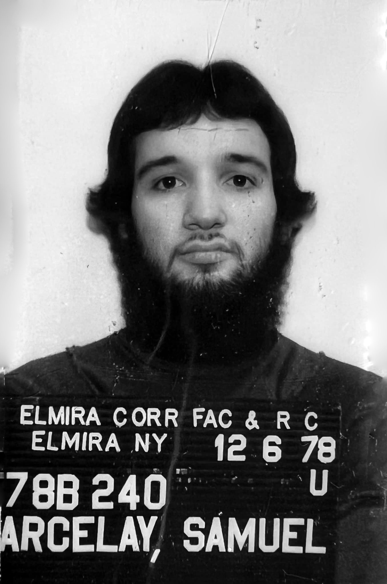 Drugs Street Life Prison Murder Samuel Arcelay Elmira Correctional Facility 1978 Mugshot Inmate ID